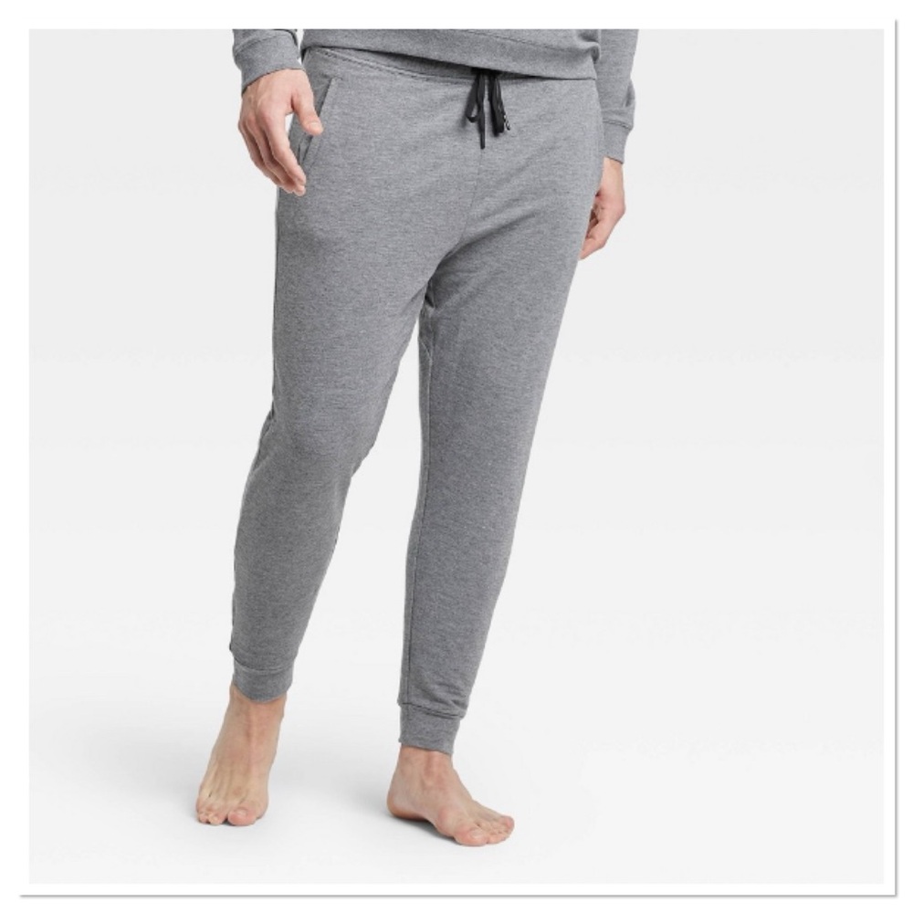 Men’s Soft Gym Pants Grey All In Motion NWT